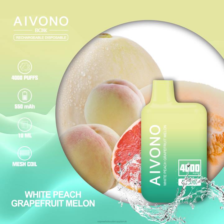 White Peach Grapefruit Melon