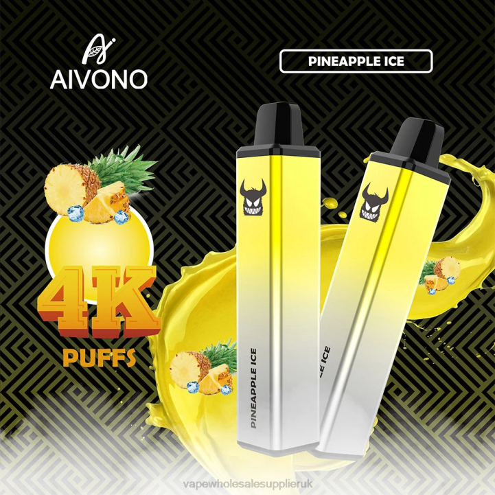 Aivono AIM FREAK 4000 Pineapple Ice - LRB4255 Vape Wholesale Supplier UK