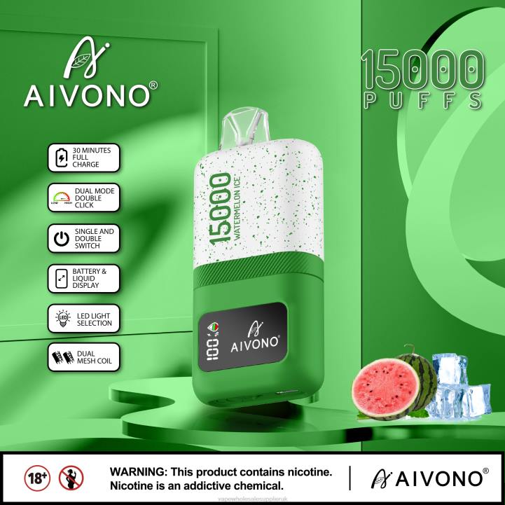 Aivono AIM magic 15000 Watermelon Ice - LRB470 Vape Wholesale Supplies