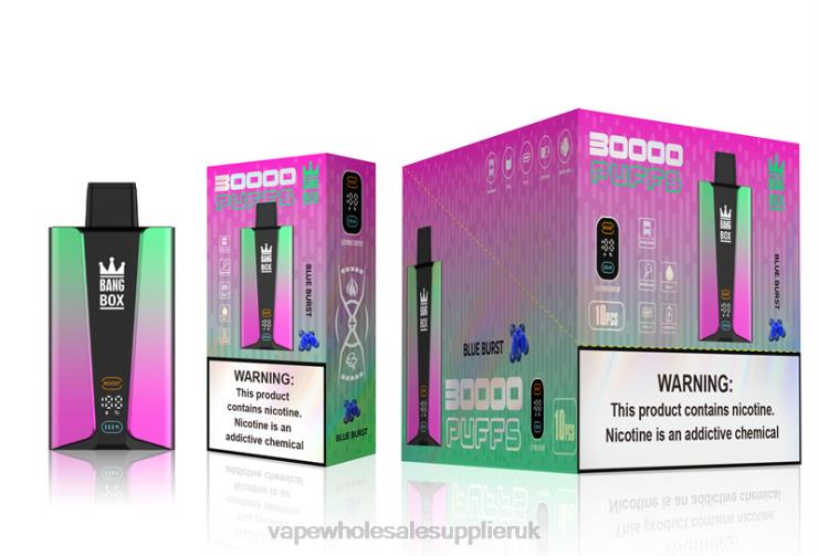 Bang Box 30000 Puffs Smart Screen 222V882 - Vape Wholesale Uk Blue Burst