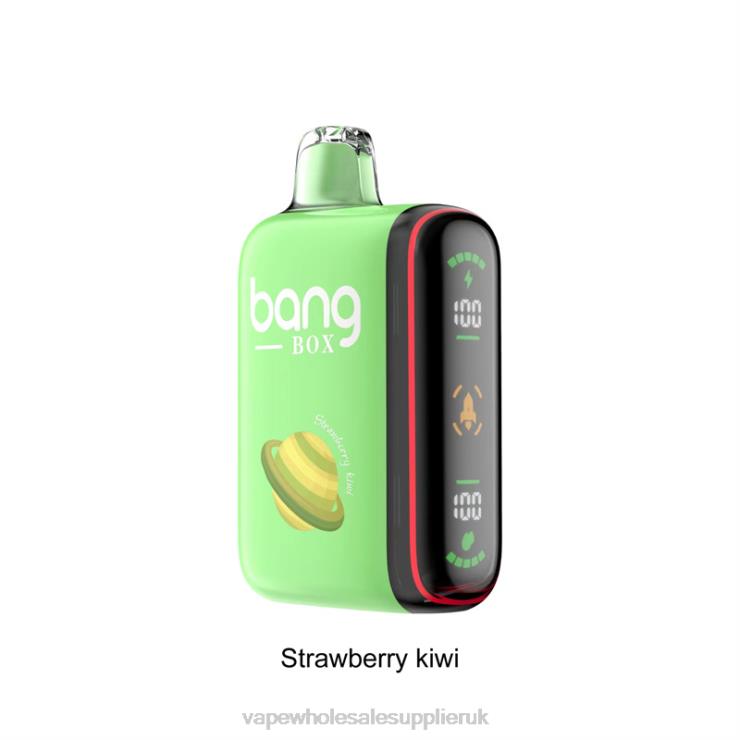 Bang Box 9000-18000 Puffs Intelligent Power Display 222V827 - Vape Wholesale Birmingham Strawberry Kiwi