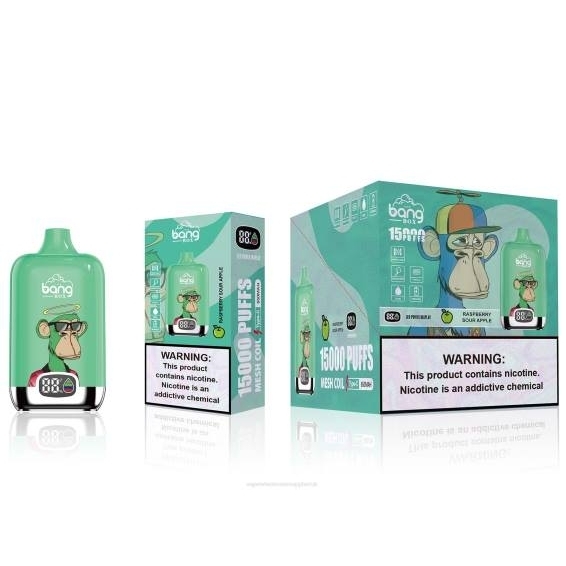Vape Wholesale Price List 022N135 | Bang Box Raspberry Sour Apple 15000
