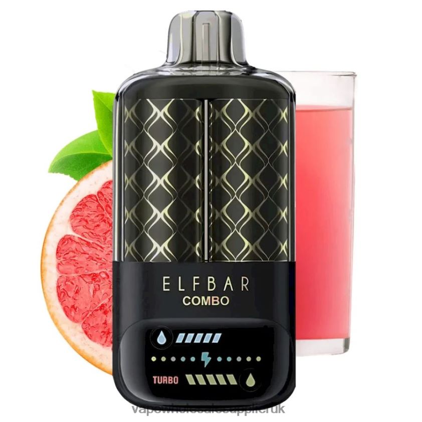 Elf Bar Combo 25000 - 26X0TV11 Pink Lemonade & Grapefruit Vape Wholesale Supplier