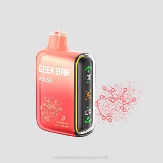 Vape Wholesale Supplier 022N72 | GEEK BAR Pulse Cherry Bomb Zodiac Edition 7500 PUFFS/15000 PUFFS