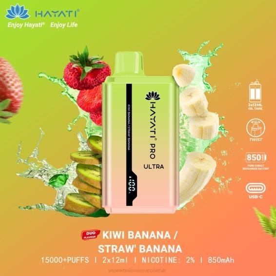 Vape Wholesale Supplies 022N227 | Hayati Pro Ultra Kiwi Banana/Strawberry Banana