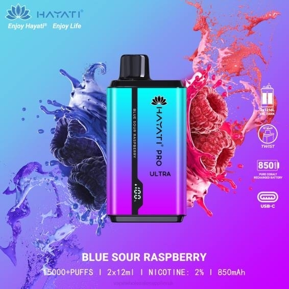 Vape Wholesale UK Manchester 022N200 | Hayati Pro Ultra Blue Sour Raspberry