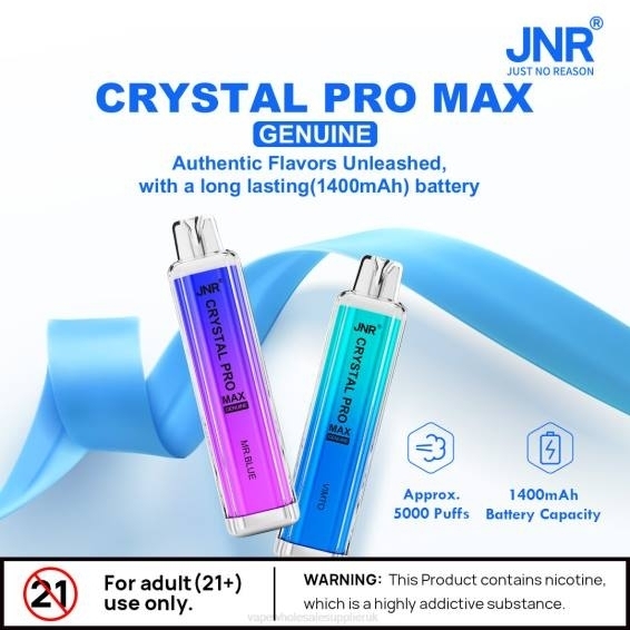Vape Wholesale Supplier UK 022N753 | JNR CRYSTAL PRO MAX Strawberry Watermelon