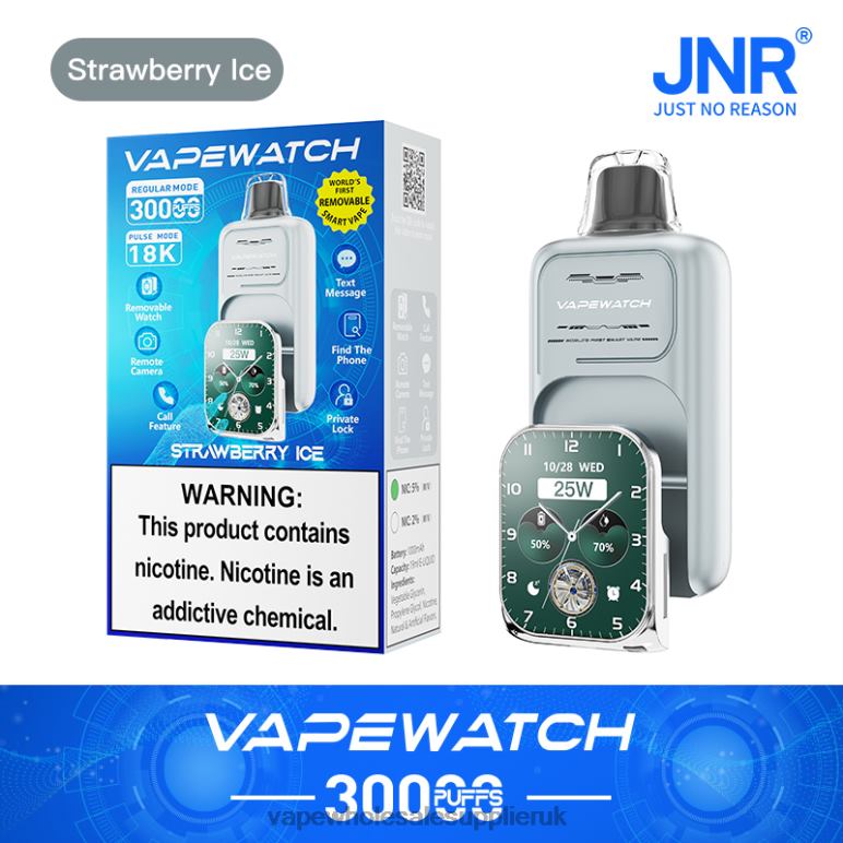 Vape Wholesale Price List 26L0V10 - JNR Vape Watch Strawberry Ice