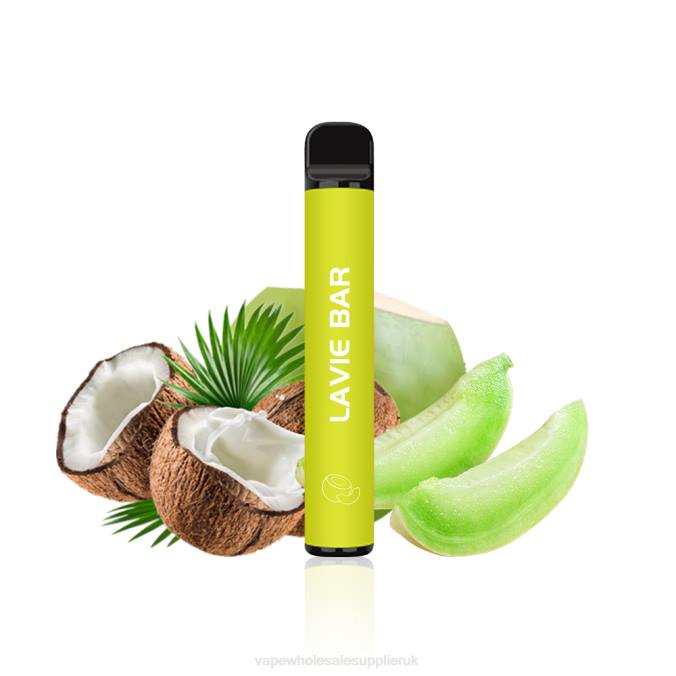 Vape UK Wholesale 4BD6324 Melon Coco - LAVIE BAR 2% Version 800 Puffs