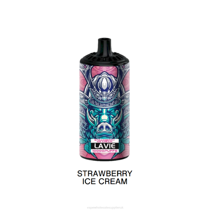 Vape UK Wholesale 4BD6369 Strawberry Ice Cream - LAVIE BEAST 10000 Puffs