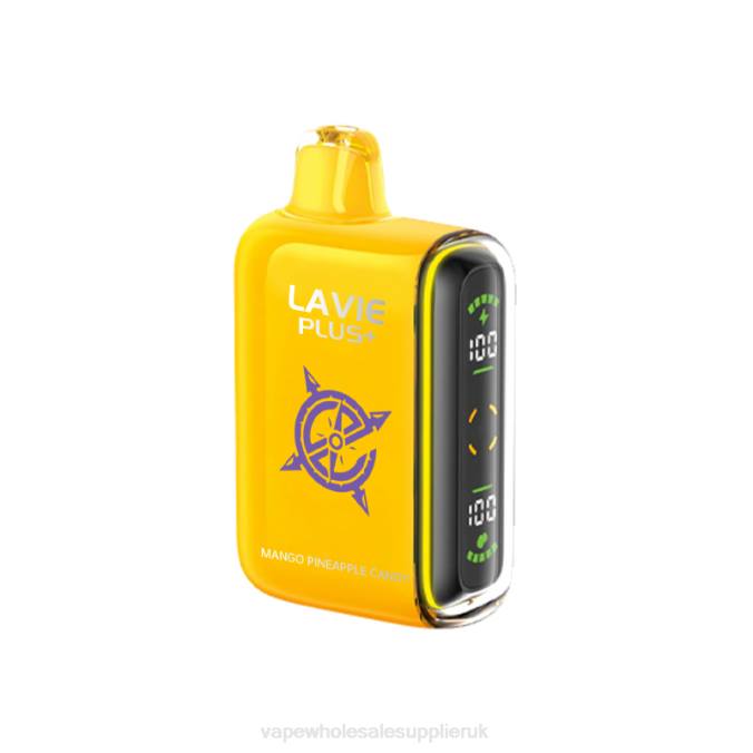 Vape Wholesale Supplier UK 4BD6102 Mango Pineapple Candy - LAVIE PLUS 15000 Puffs