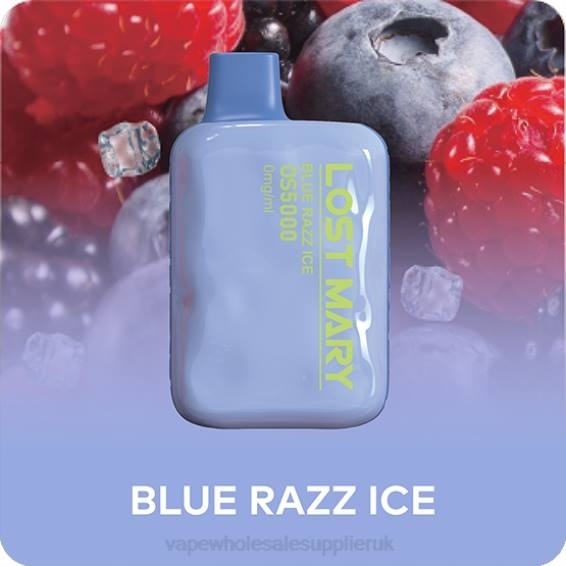 Vape Wholesale Supplier UK 022N513 | LOST MARY OS5000 Blue Razz Ice 0mg/ml