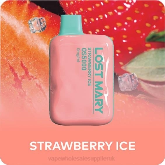 Vape Wholesale Supplies 022N507 | LOST MARY OS5000 Strawberry Ice 0mg/ml