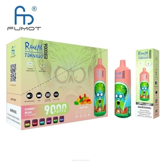 Vape Wholesale Supplier 022N2 | RandM Tornado Disposable 9000 5%