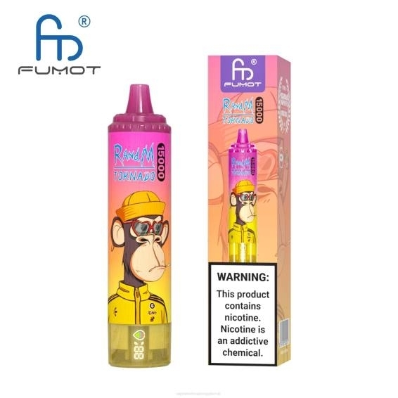 Vape Wholesale Supplier UK 022N3 | RandM Tornado Disposable 15000 5%