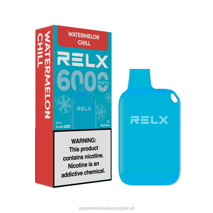 Vape Wholesale Birmingham 824224 - Watermelon Chill RELX Crush Pocket 6000 Icy