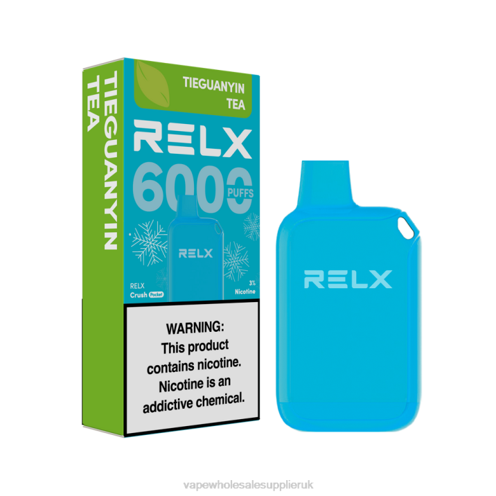 Vape Wholesale Near Me 824222 - TieGuanYin Tea RELX Crush Pocket 6000 Icy