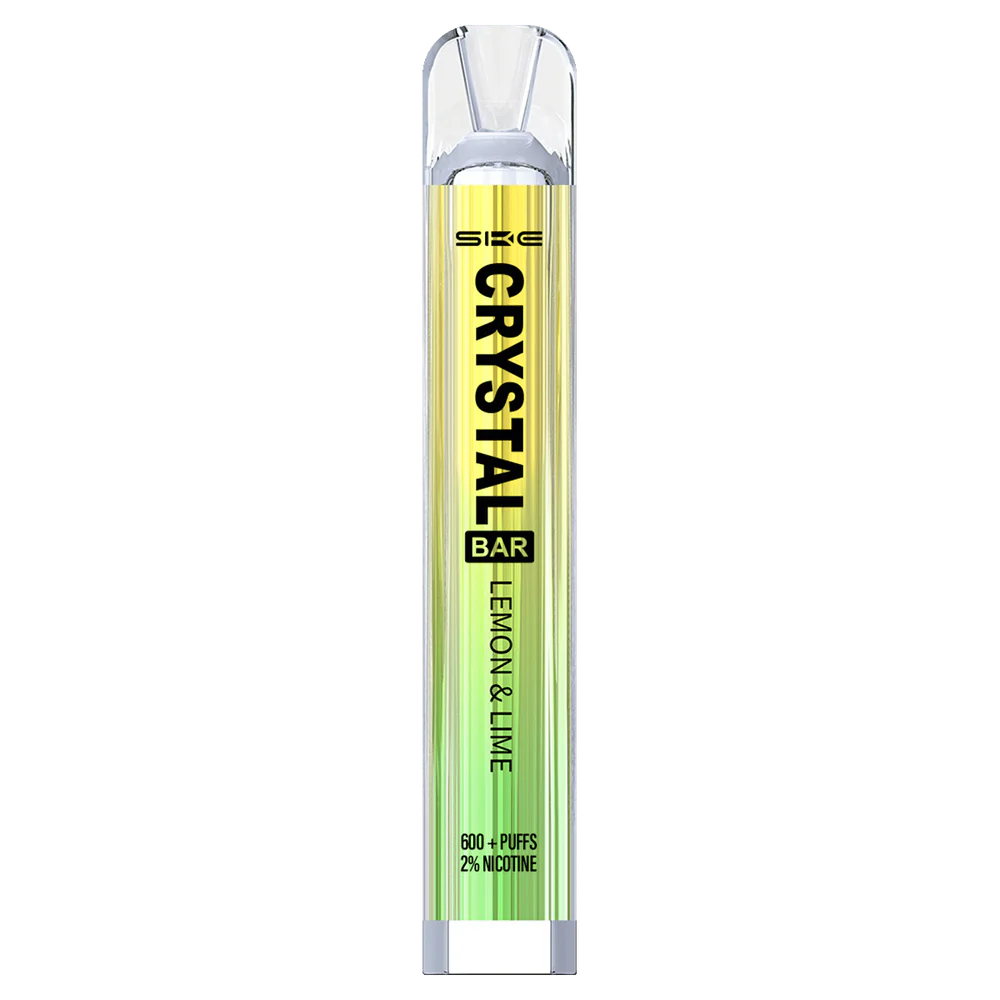 Vape Wholesale Supplier 022N262 | SKE Crystal Bar Lemon & Lime Disposable Vape 600 Puffs