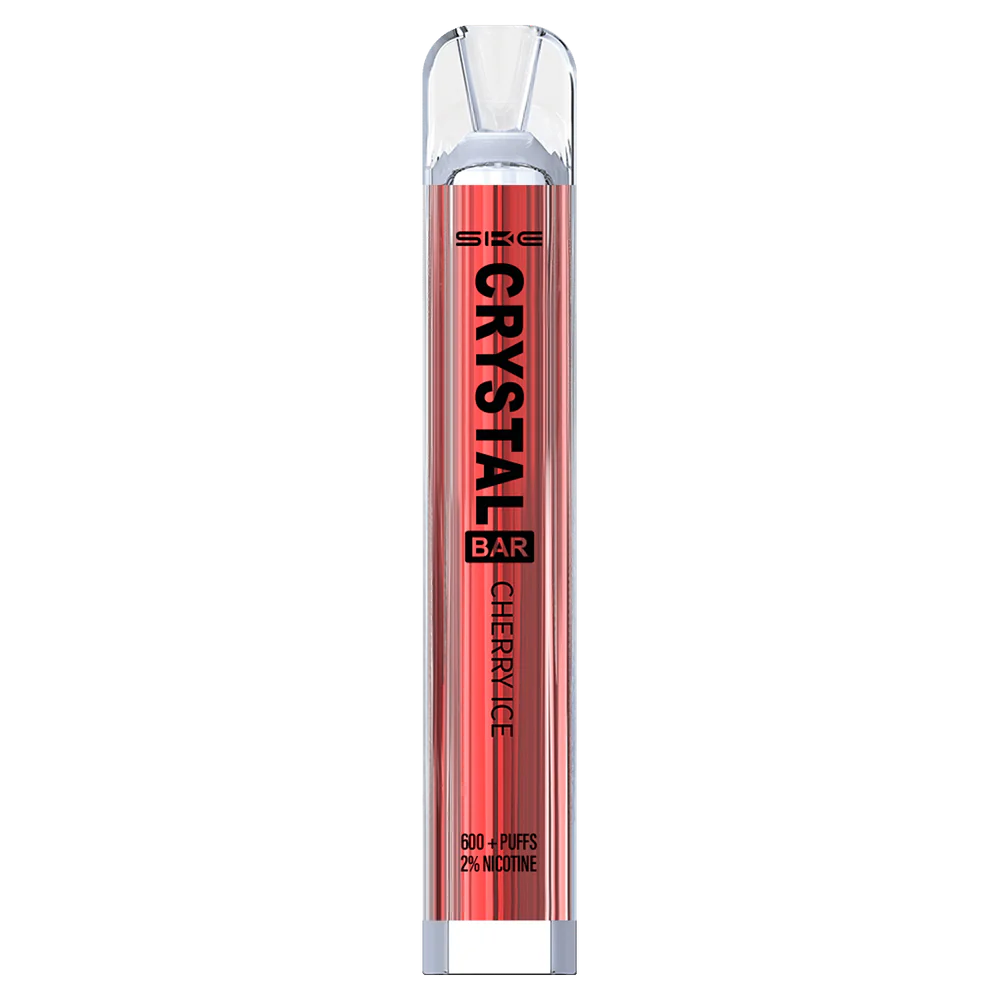 Vape Wholesale UK Discount Code 022N269 | SKE Crystal Bar Cherry Ice Disposable Vape 600 Puffs
