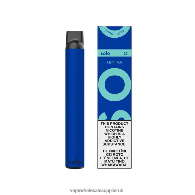Electronic Cigarette Wholesale 884R08 - Solo Disposable Vape Menthol