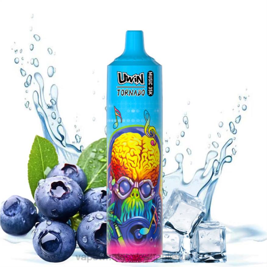 Vape Wholesale UK Blueberry On Ice | UWIN CRYSTAL 35K DISPOSABLE VAPE V62L19