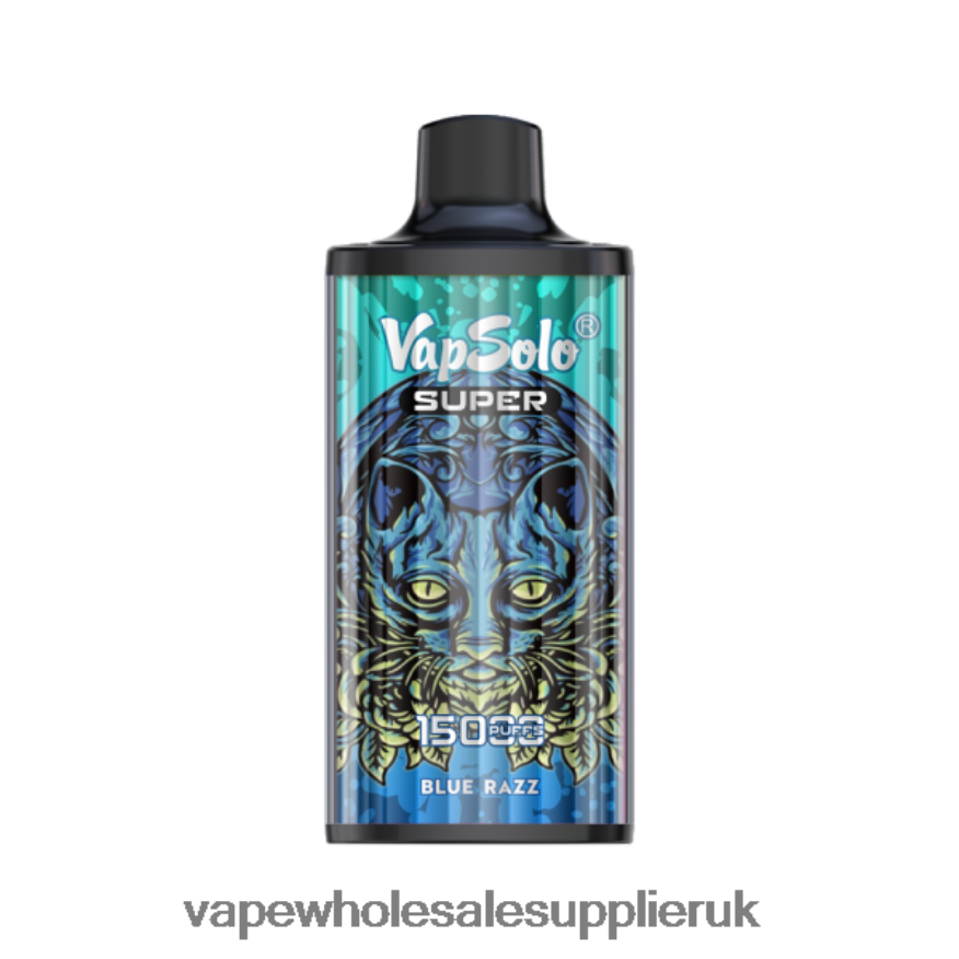 Vape Wholesale Supplier UK 0R6DD8108 Vapsolo SUPER Disposable Vape Blue Razz