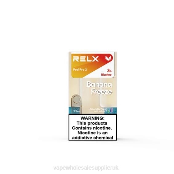 Vape Wholesale Supplier UK 022N233 | RELX Pod Pro Banana Freeze 2